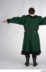 Whole Body Man T poses White Historical Dress Costume photo references